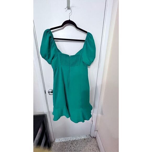 BCBGeneration Women's Knot Front Dress In Butterfly Green Size Medium NWT P1-113 - Picture 9 of 12